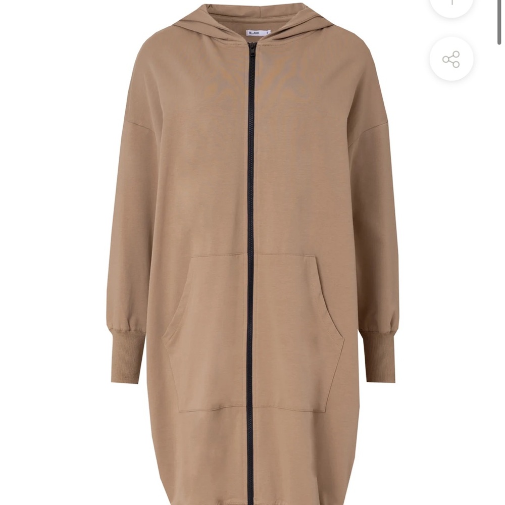Dress blank taupe hoodie dress